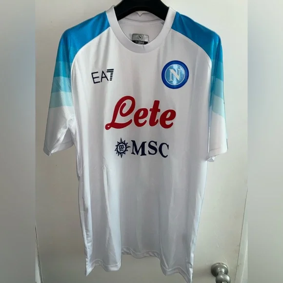 T-shirt Napoli - Couleur Bleue - Taille XL - Occasion En Bon état Général